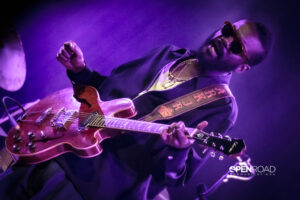 Gary Clark Jr. playing guitar