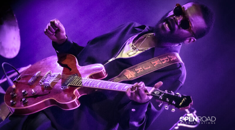 Gary Clark Jr. playing guitar