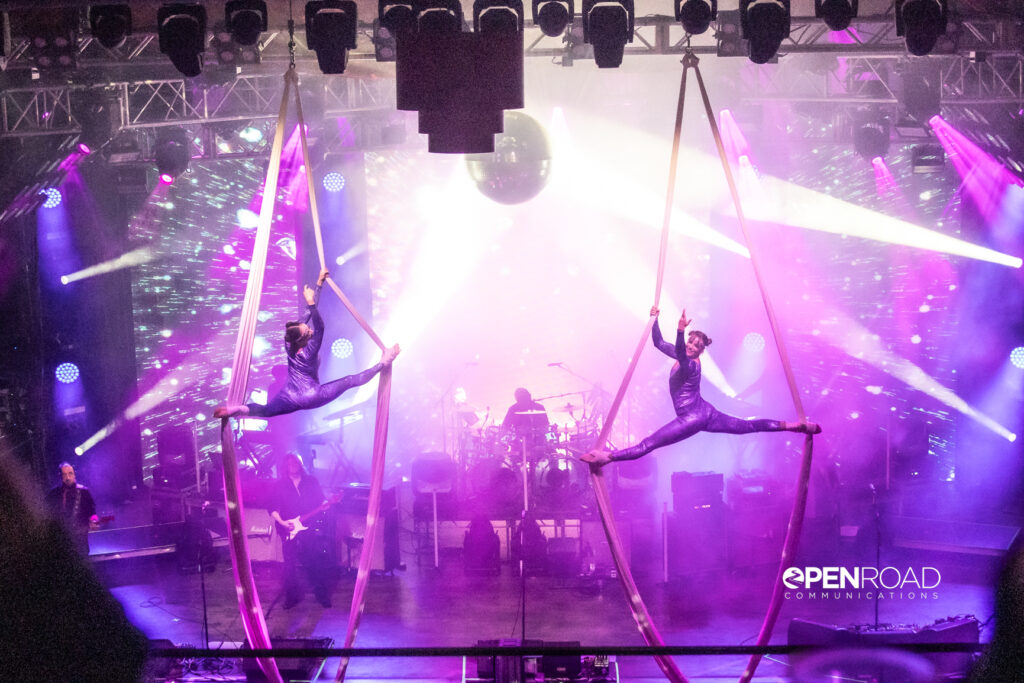 Aerobatics during the El Monstero concert