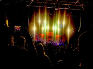 Tedeschi Trucks Band stage lighting far away