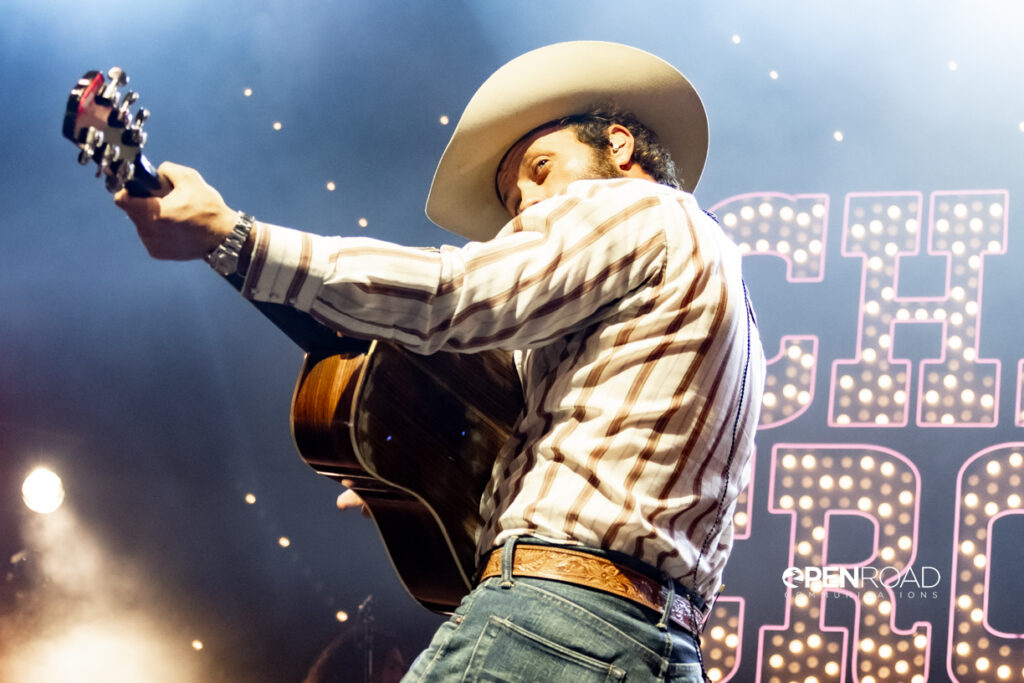 Charley Crockett playing guitar