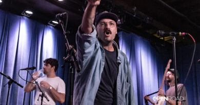 Smidley's Record release party at Off Broadway. Conor Murphy gives a fist pump.