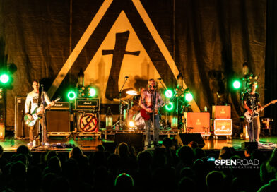 Toadies St. Louis. A wide shot of the band Toadies on stage showing all of them from a distance.